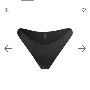 SKIMS Black Bikini Bottom